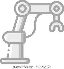 Artificial intelligence technology icon symbol vector image. Illustration of artificial intelligence futuristic information human learning software design image