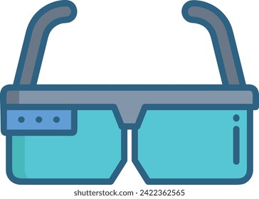 Artificial intelligence technology icon symbol vector image. Illustration of artificial intelligence futuristic information human learning software design image