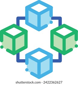 Icono de tecnología de inteligencia artificial símbolo de imagen vectorial. Ilustración de la inteligencia artificial información futurista del software de aprendizaje humano diseño de imagen