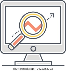 Icono de tecnología de inteligencia artificial símbolo de imagen vectorial. Ilustración de la inteligencia artificial información futurista del software de aprendizaje humano diseño de imagen