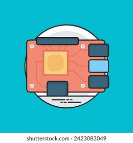 Artificial intelligence technology icon symbol vector image. Illustration of artificial intelligence futuristic information human learning software design image