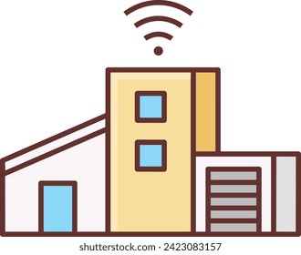 Artificial intelligence technology icon symbol vector image. Illustration of artificial intelligence futuristic information human learning software design image