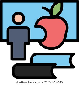 Artificial intelligence technology icon symbol vector image. Illustration of artificial intelligence futuristic information human learning software design image