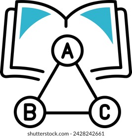 Imagen vectorial de icono de tecnología de inteligencia artificial. Ilustración de inteligencia artificial información futurista software de aprendizaje humano diseño de imagen