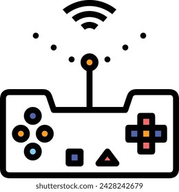 Artificial intelligence technology icon symbol vector image. Illustration of artificial intelligence futuristic information human learning software design image