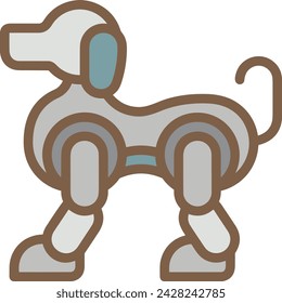Artificial intelligence technology icon symbol vector image. Illustration of artificial intelligence futuristic information human learning software design image