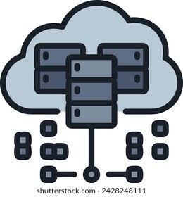 Artificial intelligence technology icon symbol vector image. Illustration of artificial intelligence futuristic information human learning software design image