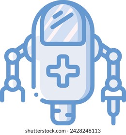 Artificial intelligence technology icon symbol vector image. Illustration of artificial intelligence futuristic information human learning software design image