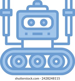 Artificial intelligence technology icon symbol vector image. Illustration of artificial intelligence futuristic information human learning software design image