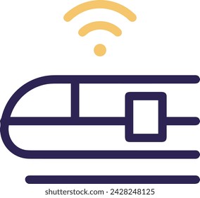 Artificial intelligence technology icon symbol vector image. Illustration of artificial intelligence futuristic information human learning software design image