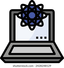 Imagen vectorial de icono de tecnología de inteligencia artificial. Ilustración de inteligencia artificial información futurista software de aprendizaje humano diseño de imagen