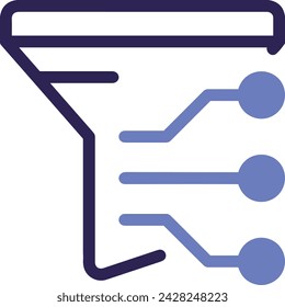 Artificial intelligence technology icon symbol vector image. Illustration of artificial intelligence futuristic information human learning software design image