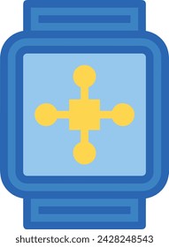 Imagen vectorial de icono de tecnología de inteligencia artificial. Ilustración de inteligencia artificial información futurista software de aprendizaje humano diseño de imagen