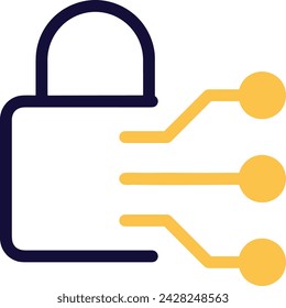 Artificial intelligence technology icon symbol vector image. Illustration of artificial intelligence futuristic information human learning software design image