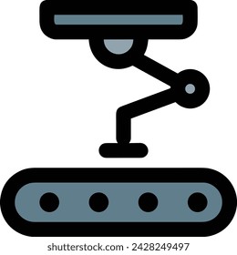 Artificial intelligence technology icon symbol vector image. Illustration of artificial intelligence futuristic information human learning software design image