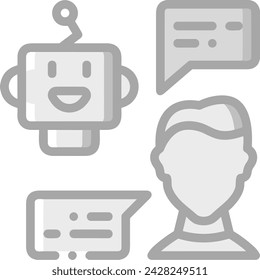 Artificial intelligence technology icon symbol vector image. Illustration of artificial intelligence futuristic information human learning software design image