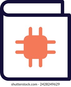 Imagen vectorial de icono de tecnología de inteligencia artificial. Ilustración de inteligencia artificial información futurista software de aprendizaje humano diseño de imagen