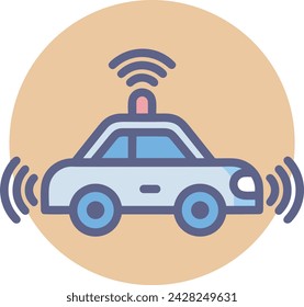 Imagen vectorial de icono de tecnología de inteligencia artificial. Ilustración de inteligencia artificial información futurista software de aprendizaje humano diseño de imagen