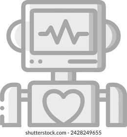 Artificial intelligence technology icon symbol vector image. Illustration of artificial intelligence futuristic information human learning software design image