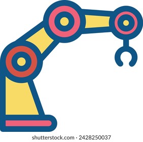 Artificial intelligence technology icon symbol vector image. Illustration of artificial intelligence futuristic information human learning software design image
