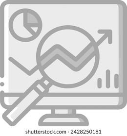 Artificial intelligence technology icon symbol vector image. Illustration of artificial intelligence futuristic information human learning software design image