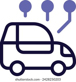 Imagen vectorial de icono de tecnología de inteligencia artificial. Ilustración de inteligencia artificial información futurista software de aprendizaje humano diseño de imagen