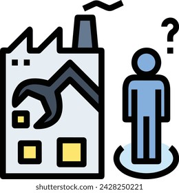 Imagen vectorial de icono de tecnología de inteligencia artificial. Ilustración de inteligencia artificial información futurista software de aprendizaje humano diseño de imagen