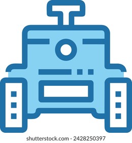 Artificial intelligence technology icon symbol vector image. Illustration of artificial intelligence futuristic information human learning software design image