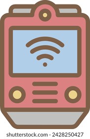 Artificial intelligence technology icon symbol vector image. Illustration of artificial intelligence futuristic information human learning software design image