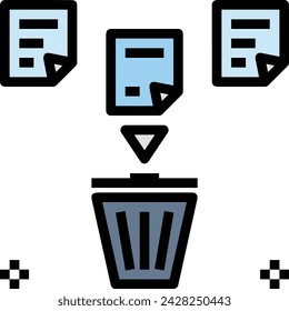 Artificial intelligence technology icon symbol vector image. Illustration of artificial intelligence futuristic information human learning software design image