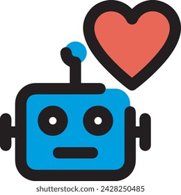 Imagen vectorial de icono de tecnología de inteligencia artificial. Ilustración de inteligencia artificial información futurista software de aprendizaje humano diseño de imagen