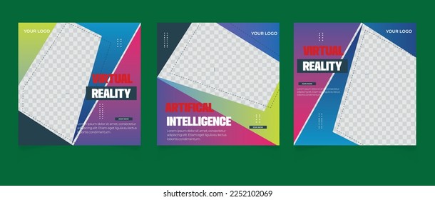 Artificial Intelligence technology social media post