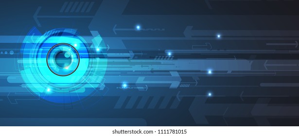 Artificial intelligence. Technology web background for business. Virtual concept