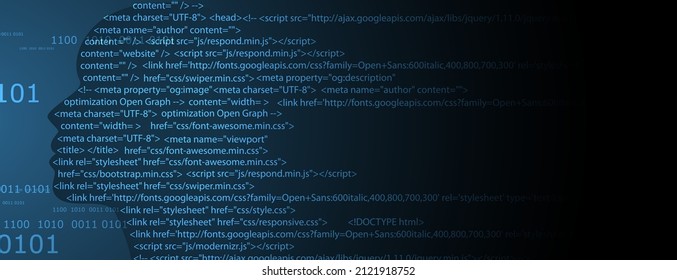 Artificial intelligence. Technology web background. Virtual concept