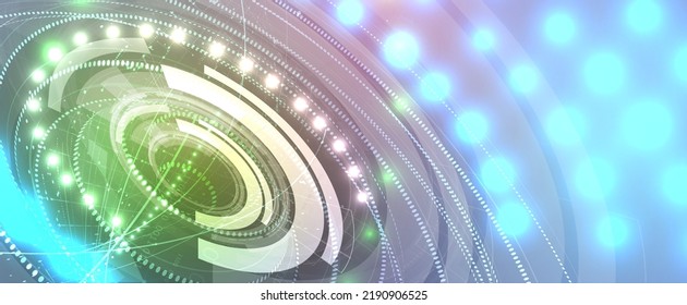 Artificial intelligence. Technology web background. Virtual concept