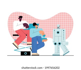 artificial intelligence users comic characters