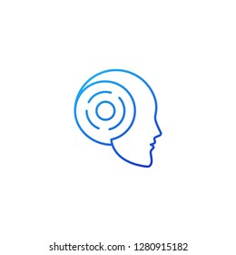 Artificial intelligence vector icon