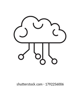 artificial intelligence vector icon logo design