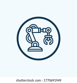 Artificial intelligence vector icon on white background. Flat vector artificial intelligence icon symbol sign from modern artificial intelligence collection for mobile concept and web apps design.
