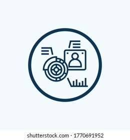 Artificial intelligence vector icon on white background. Flat vector artificial intelligence icon symbol sign from modern artificial intelligence collection for mobile concept and web apps design.
