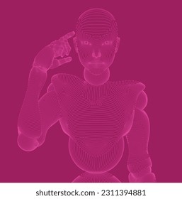  artificial intelligence vector symbol illustration