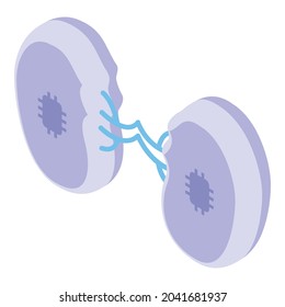 Artificial kidneys icon isometric vector. Robot suit. Human exoskeleton
