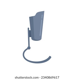 Artificial leg icon. Flat illustration of Artificial leg vector icon for web design isolated