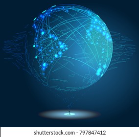 Artificial neuron in concept of artificial intelligence. 