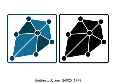Artificial neuron Icon. Icon related to Technology. Suitable for web site design, app, UI, user interfaces. solid icon style. Simple vector design editable