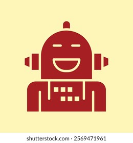 Artificial robot trendy artwork stunning abstract vector illustration colorful valuable design.eps