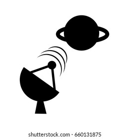 artificial satellite spacial icon