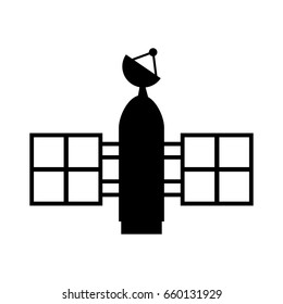 artificial satellite spacial icon