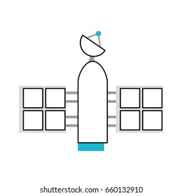 artificial satellite spacial icon