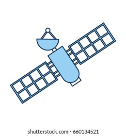 artificial satellite spacial icon